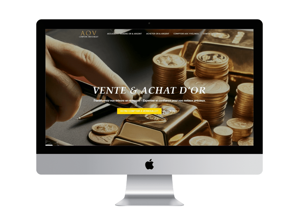 Création de site web pour commerçant locale