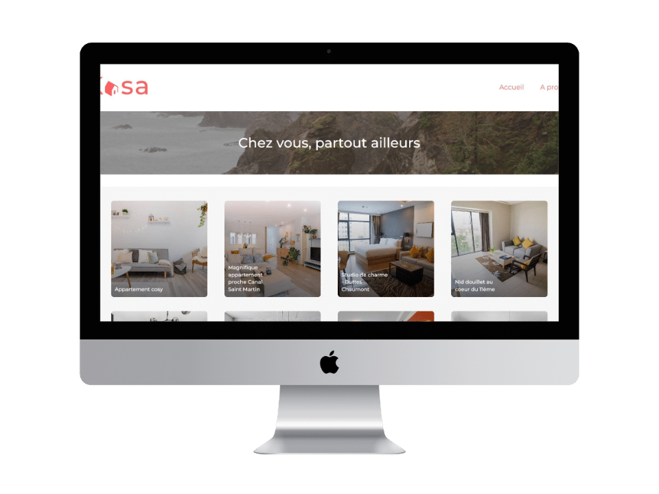 Création de site web & maintenance pour AIRBNB
