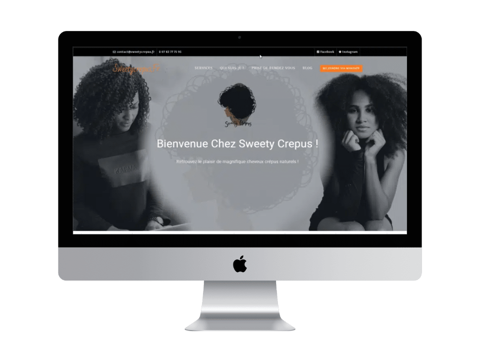création de site web maintenance technique et suivi SEO de site web coaching beauté