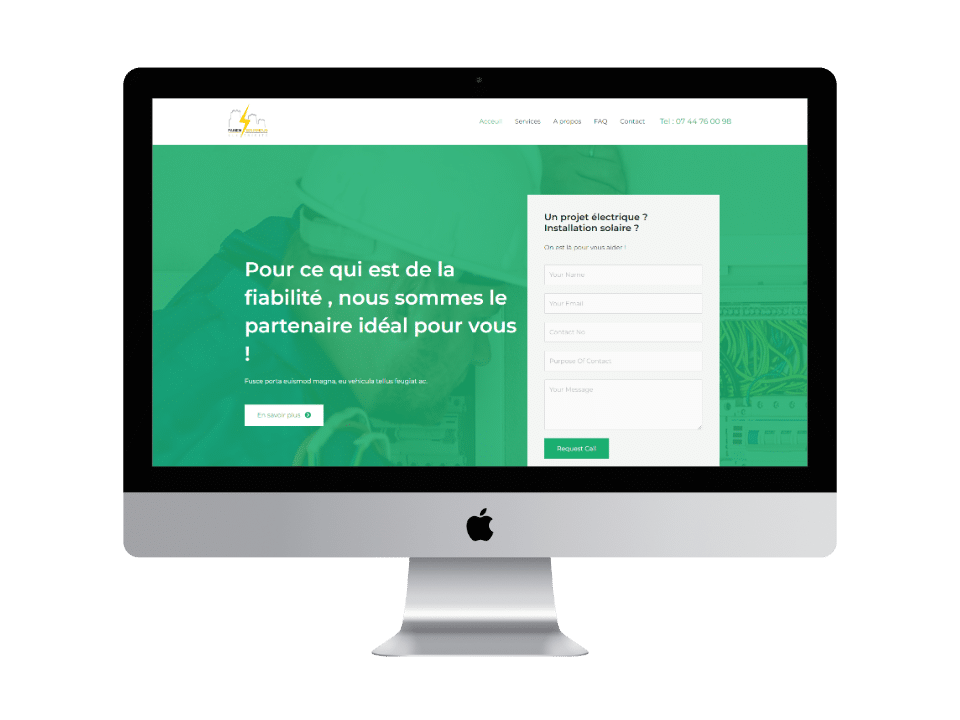 Création de site web pour artisan