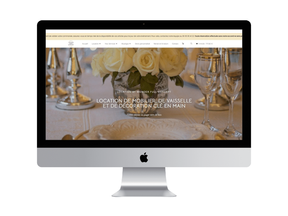 Intervention rapide sur site web hors service