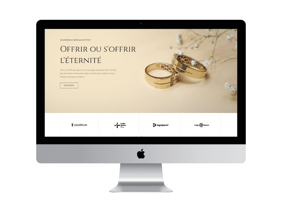Création et maintenance d'E-commerce, vente de bijoux
