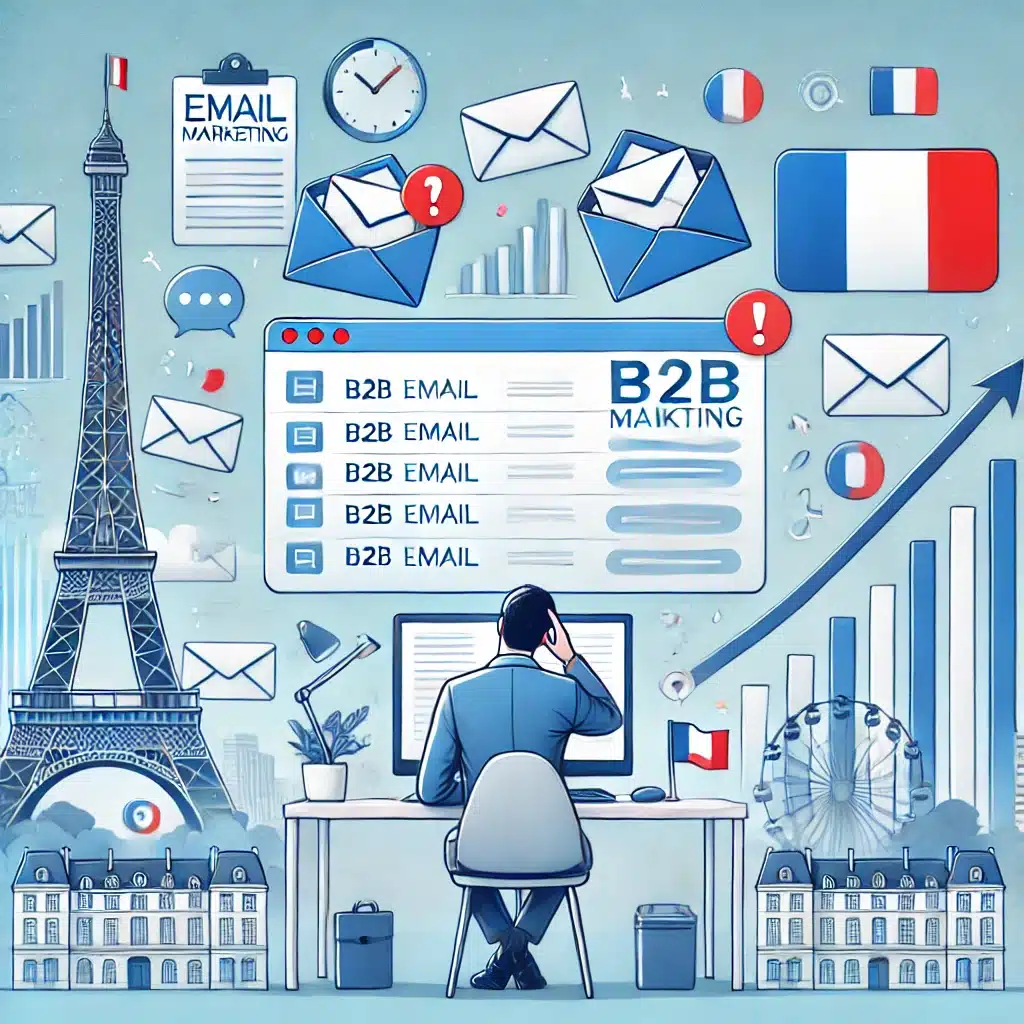 b2b emailing mise en place professionnel